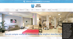 Desktop Screenshot of marcenaromaterassireti.com